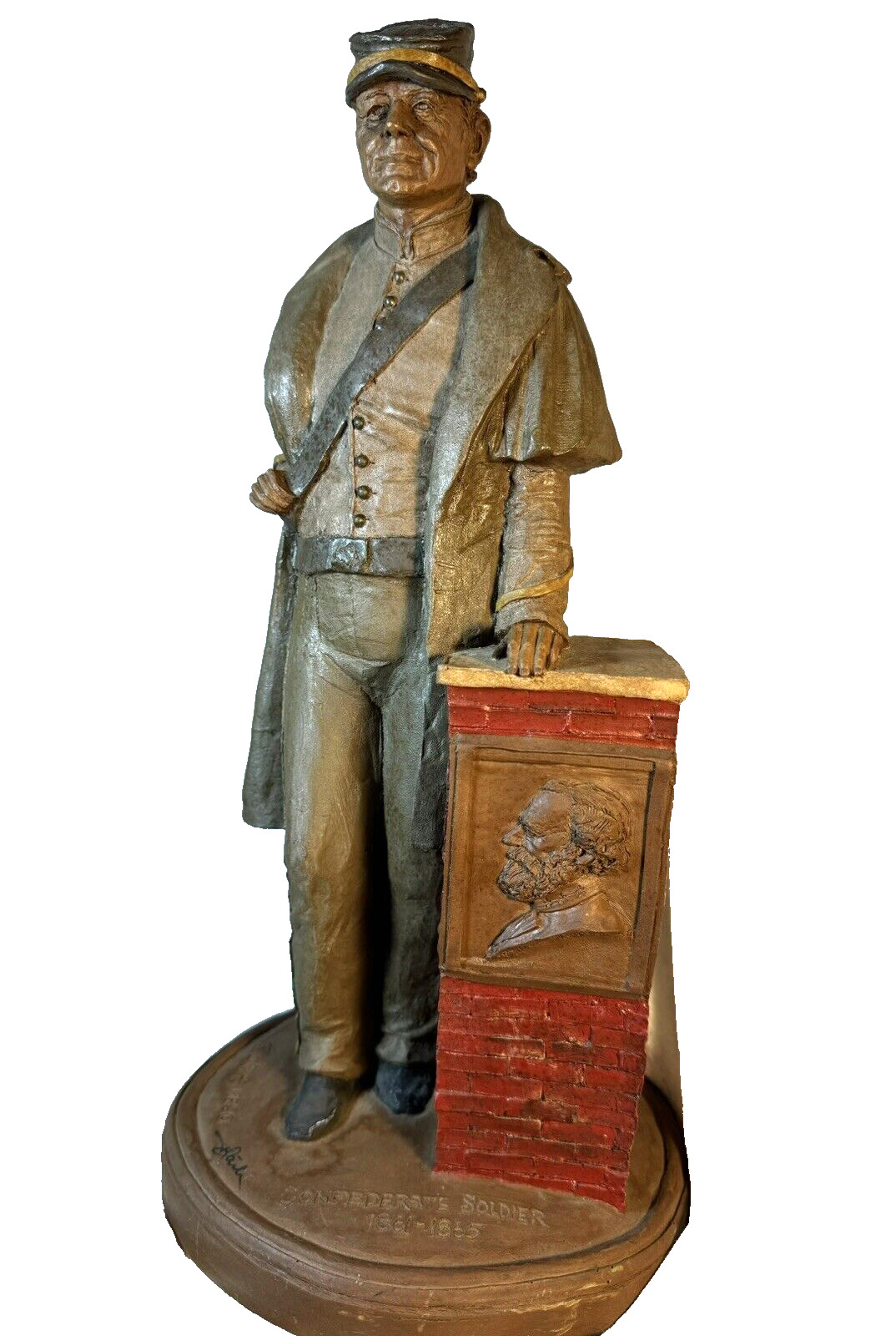 Collectable Thomas Clark Statue Confederate soldier