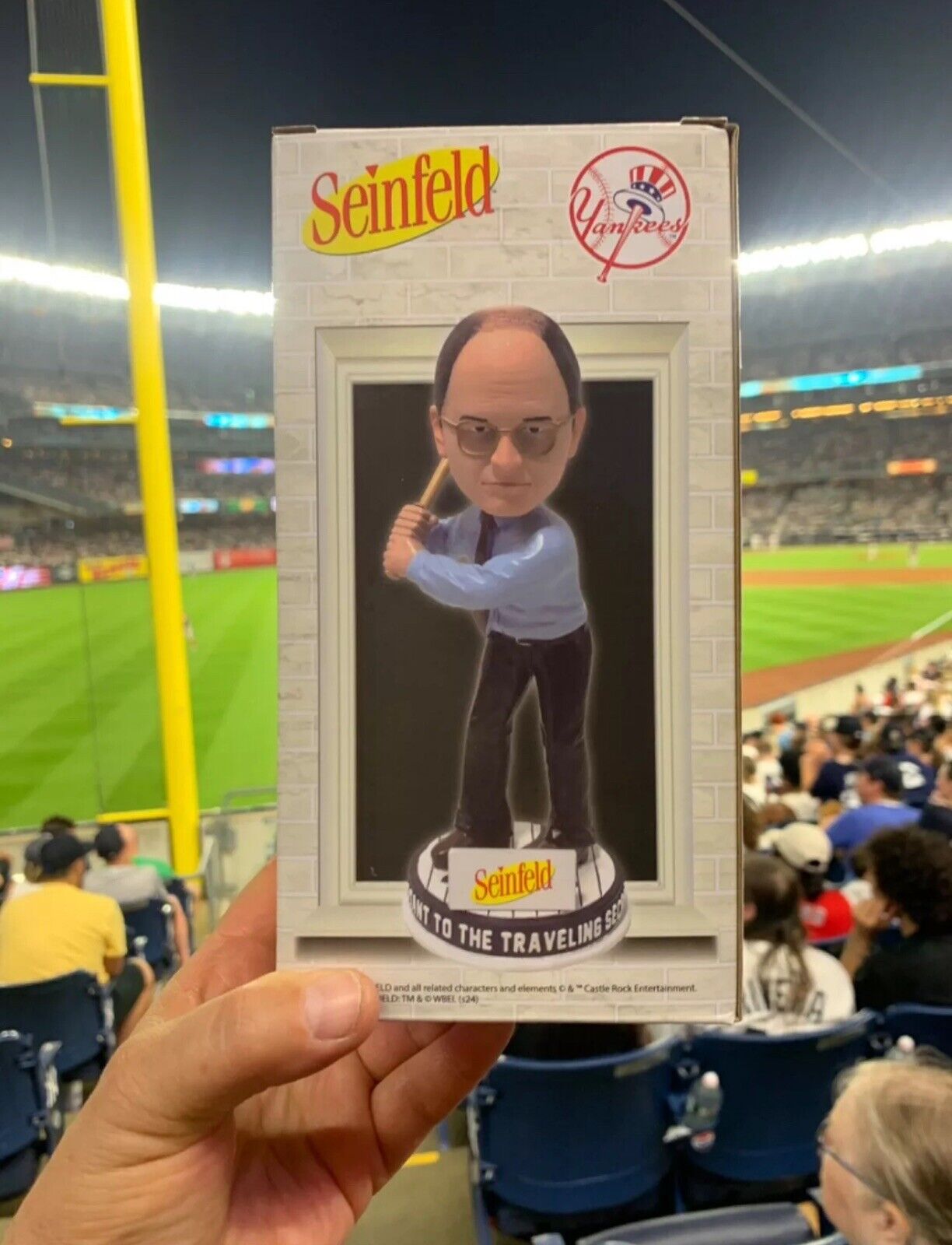 2024 NY Yankees George Costanza Bobblehead SGA 7/5/24 IN HAND New York Seinfeld