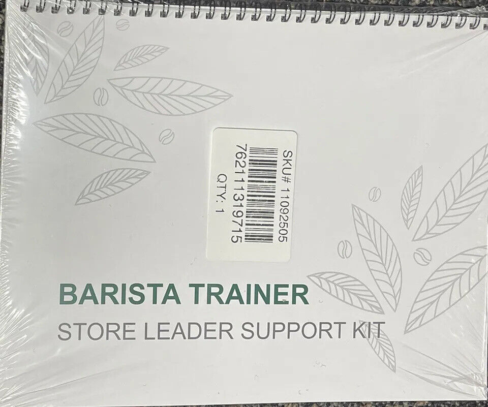 Starbucks Barista Trainer Store Leader Support Kit New Sealed