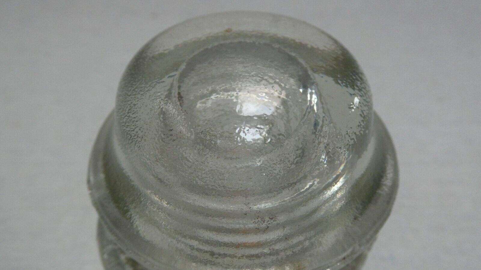 Hemingray Glass Insulator - Clear - No 45 - Lot 24-48 - Made in USA - Blemished