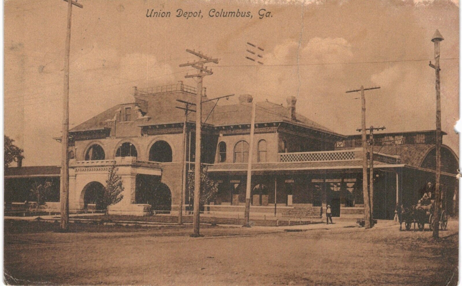 Columbus Union Depot 1910 GA 