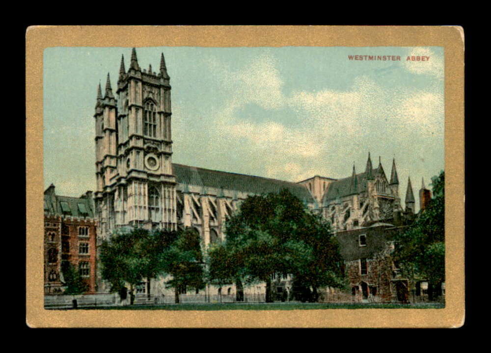 1911 American Tobacco Sights/Scenes #50 Westminster Abbey, London  T69 VG X31034