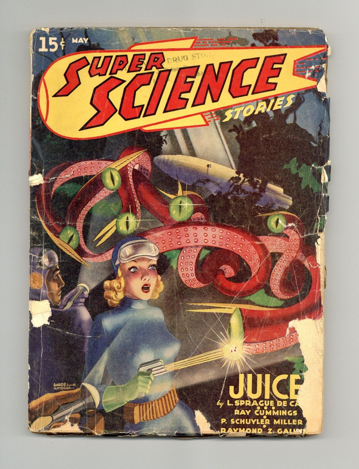 Super Science Stories Pulp May 1940 Vol. 1 #2 GD- 1.8