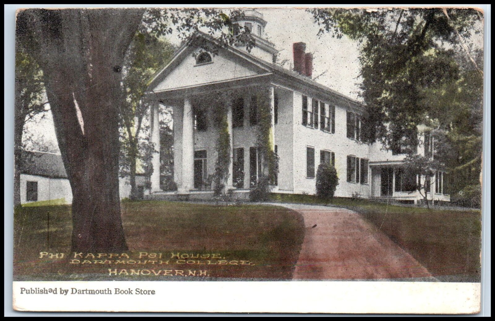 Postcard Phi Kappa Psi House, Dartmouth College, Hanover, N. H.   Z78