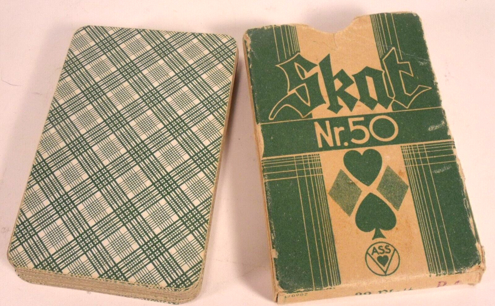 Vintage Skat Nr.50 German Playing Cards by ASS Norddeutsches Bild Complete Deck