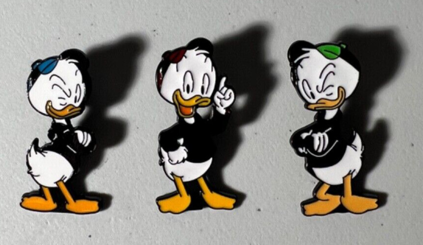 Disney\'s Huey, Dewey, and Louie Duck Unlicensed 3-Pin Set