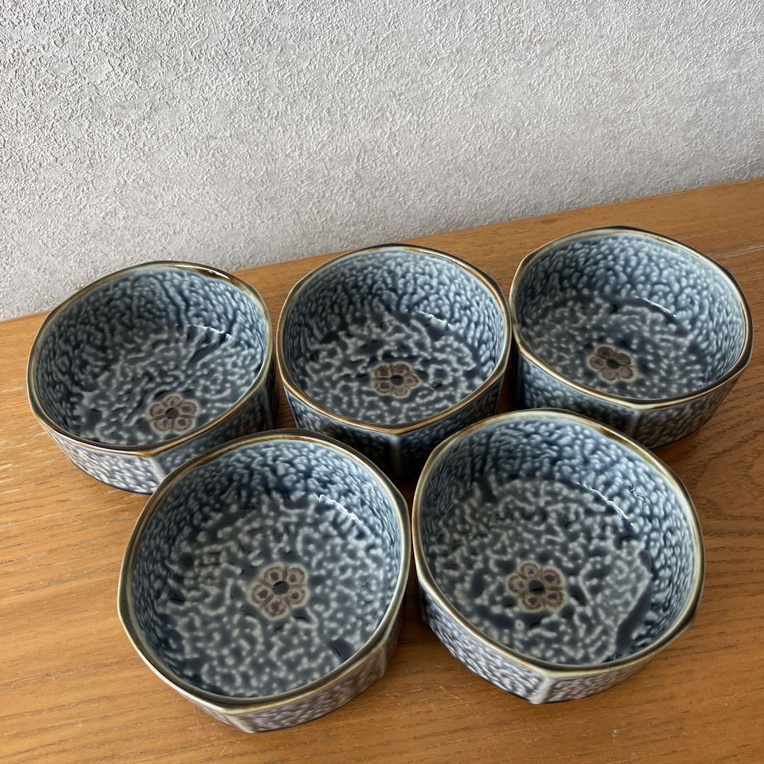 Arita Ware  Hexagonal Bowl Small Antique Tableware Showa Retro