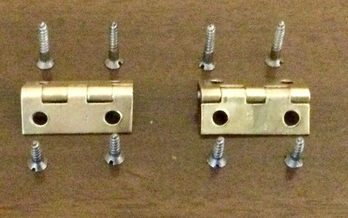 OEM Edison Standard Phonograph Hinge Set - Complete and ready to install