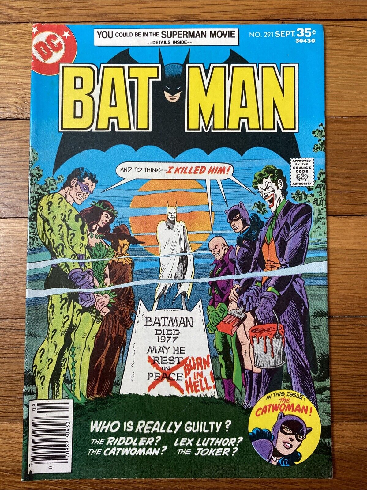 Batman 291 Classic Villains Rogers Cover Jim Aparo DC Comics