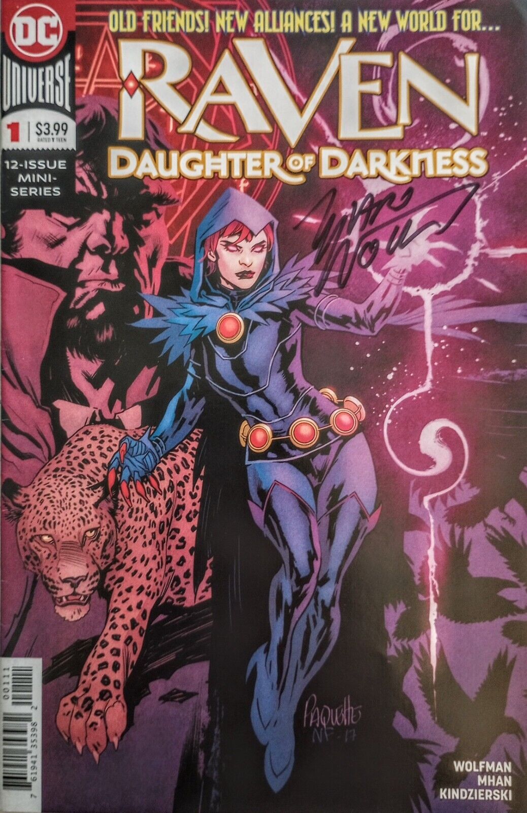 Signed by Marv Wolfman Raven: Daughter of Darkness Vol. 1- 2018, Trade Paperback