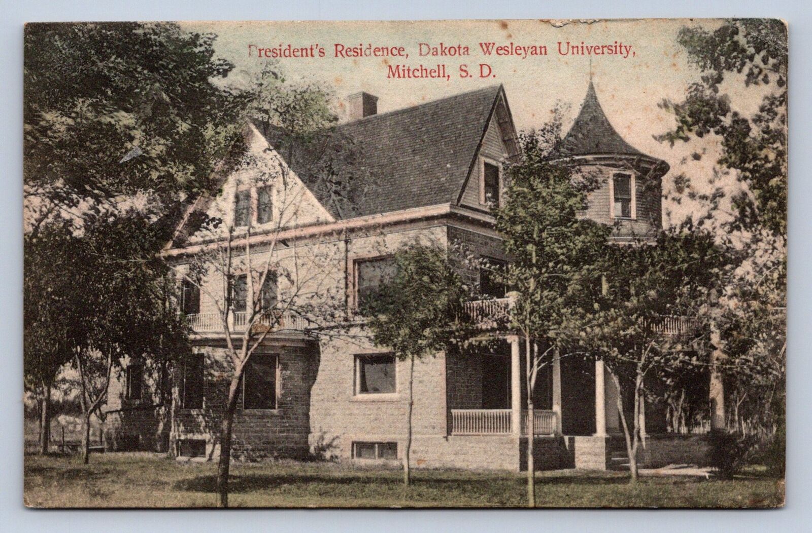J97/ Mitchell South Dakota Postcard c1910 Dakota Wesleyan University 103