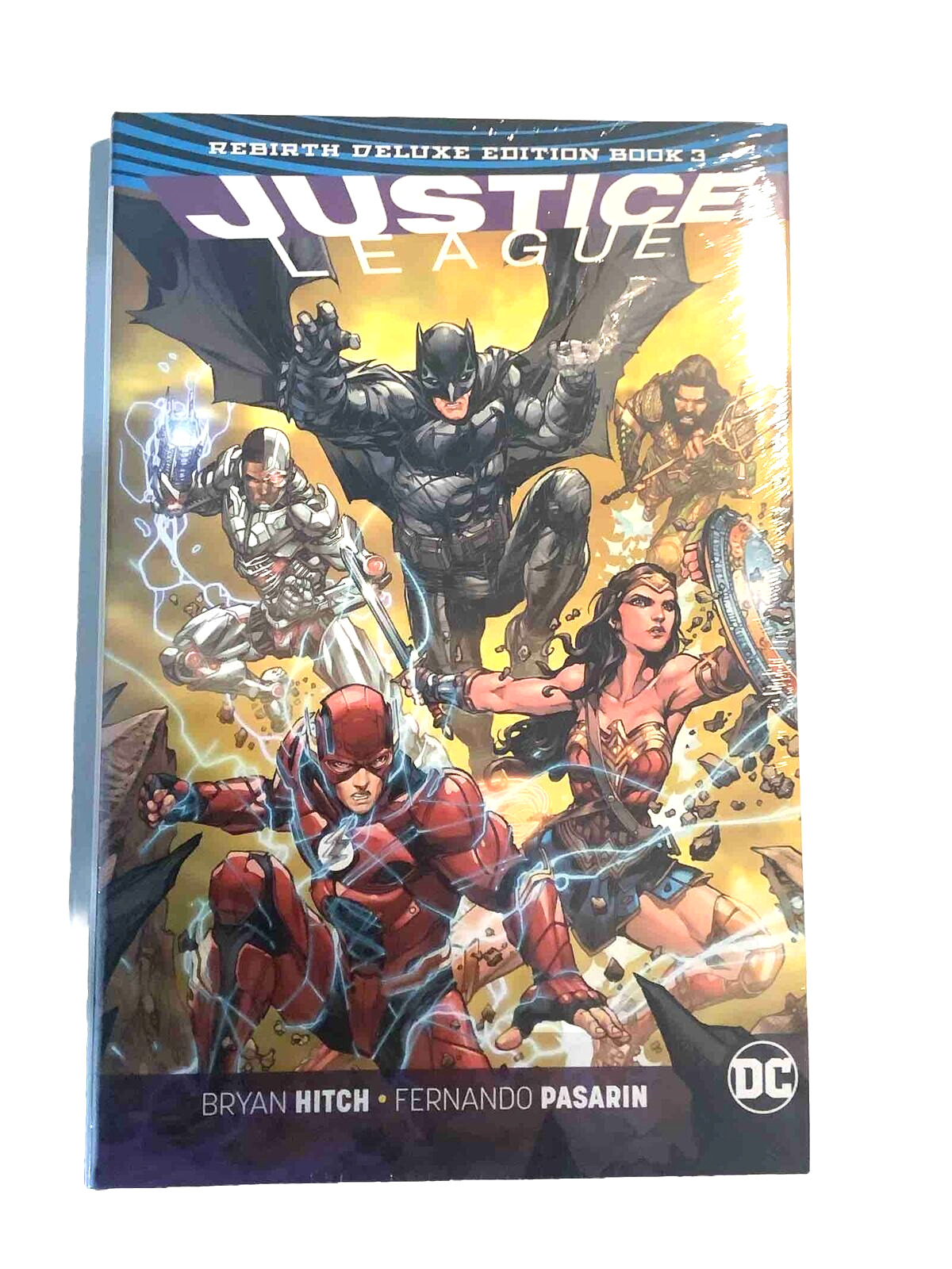 Justice League: Rebirth Deluxe Edition Vol. 3 by Bryan Hitch (2018, DC Hardcover
