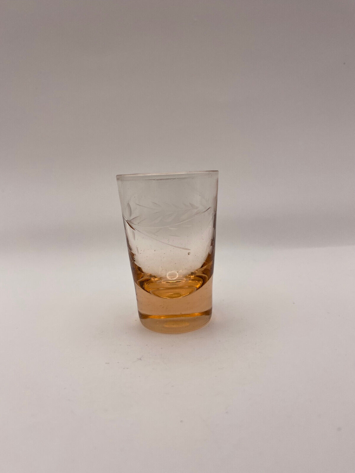 Vintage Orange Shot Glass