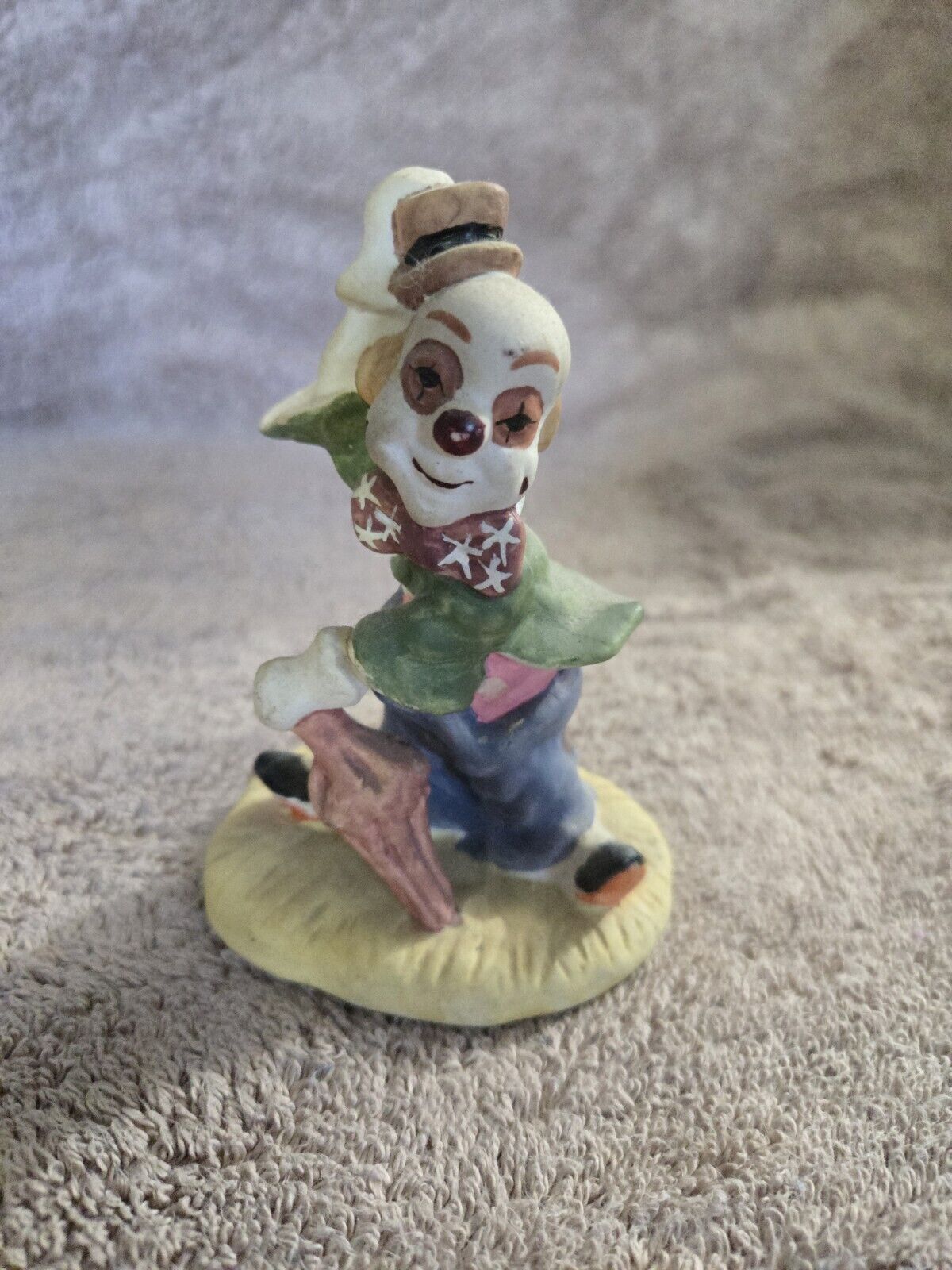 CoCo The Clown Figurine Matte Biscuit 4.5\