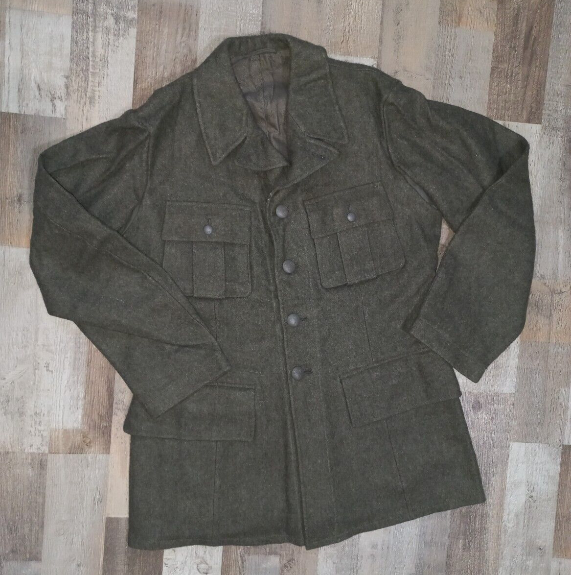 1944 World War 2 Sweden Military Wool Jacket WW2 Mint/Unworn Size S