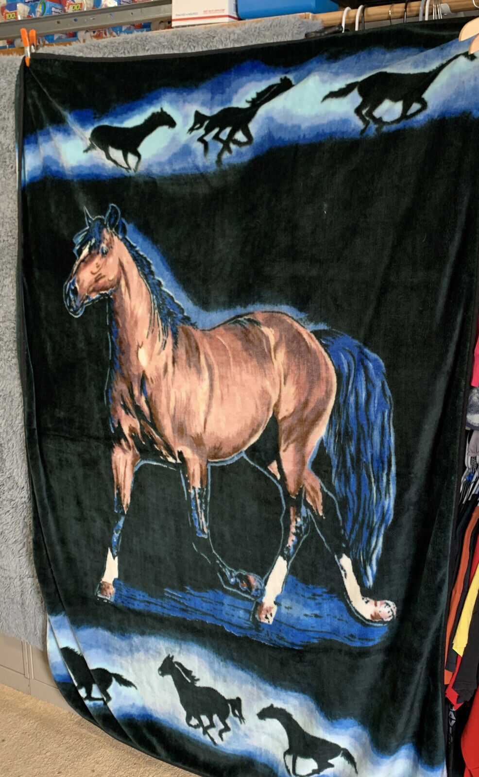 Biederlack of America Wild Horses Blanket 60\