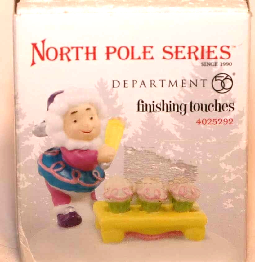 DEPT 56 FINISHING TOUCHES 4025292 NORTH POLE SNOW VILLAGE CHRISTMAS