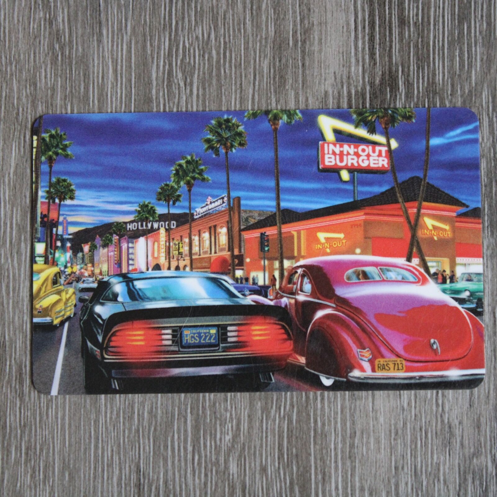 In-N-Out Burger Gift 2018 Cruising Sunset Boulevard Hollywood No Value