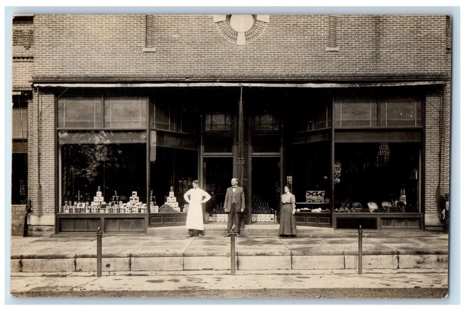 c1910's General Goods Store Shop Grocery RPPC Unposted Photo Postcard