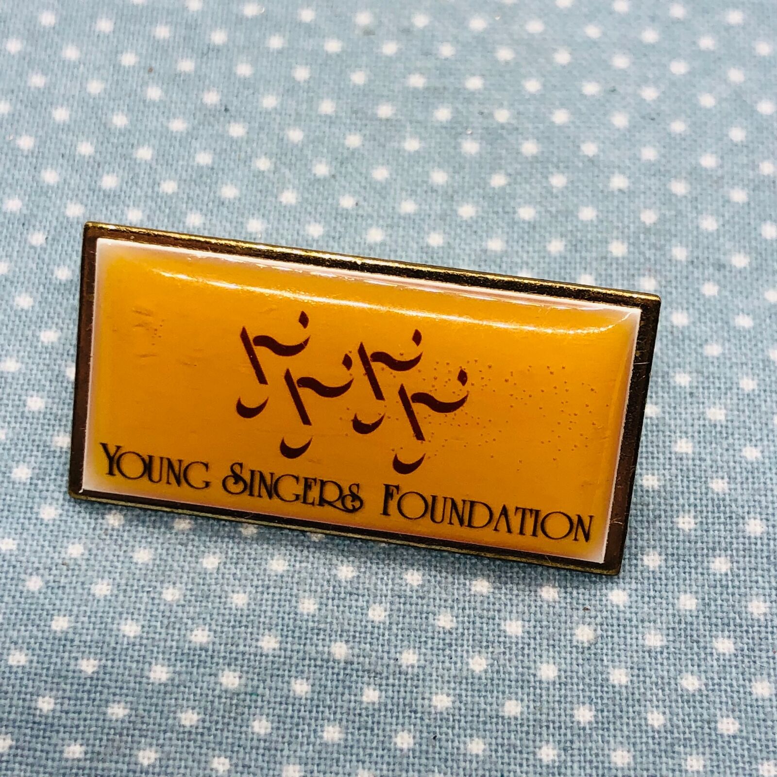 Vtg Young Singers Foundation Lapel Pin