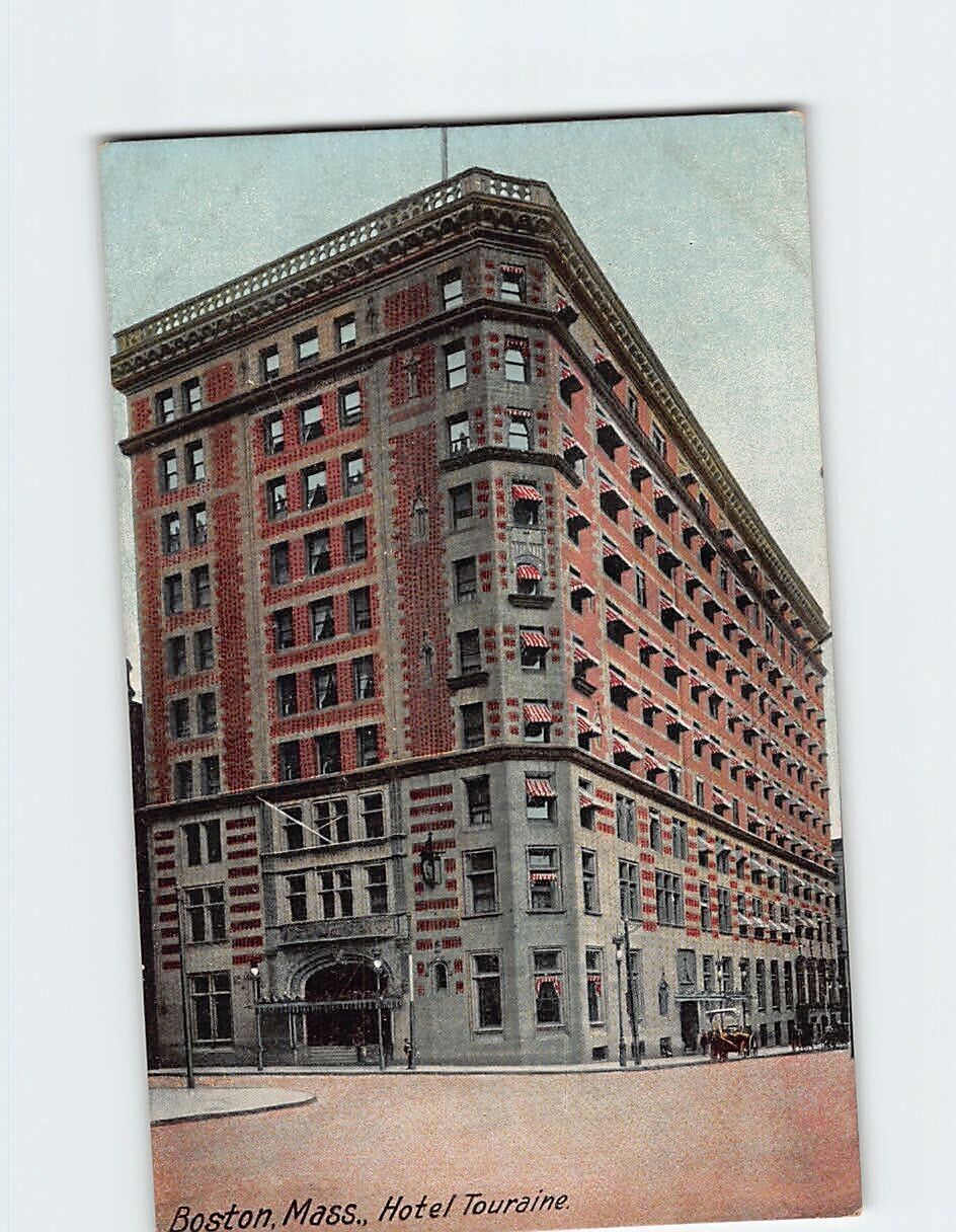 Postcard Hotel Touraine Boston Massachusetts USA