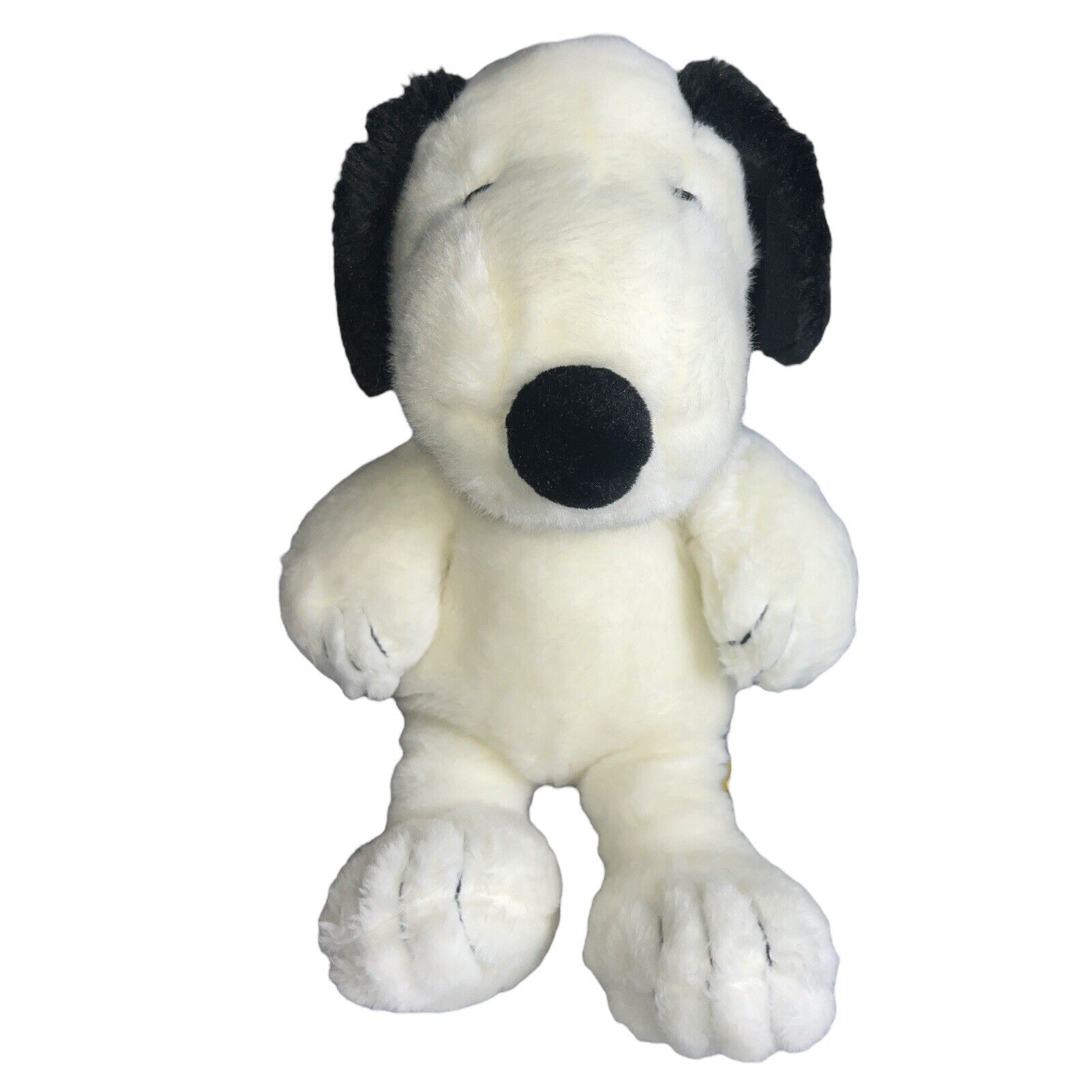 Peanuts Worldwide 2015 Snoopy Plush Sitting Smile Stuffed Animal 13” Inches 