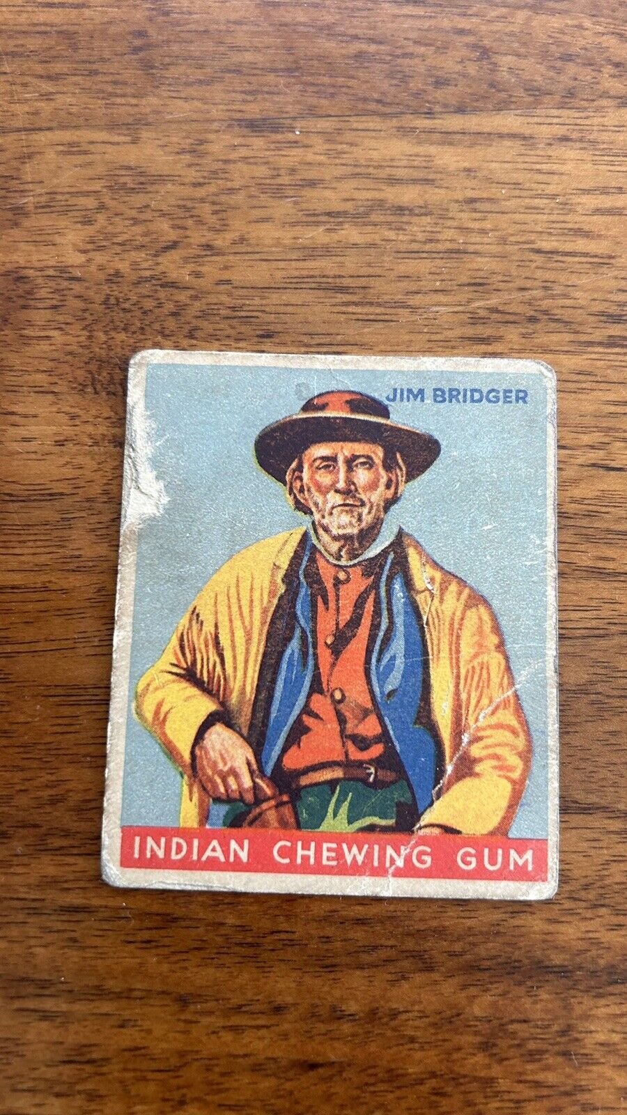 1933-40 Goudey R73 Indian Gum #54 Jim Bridger
