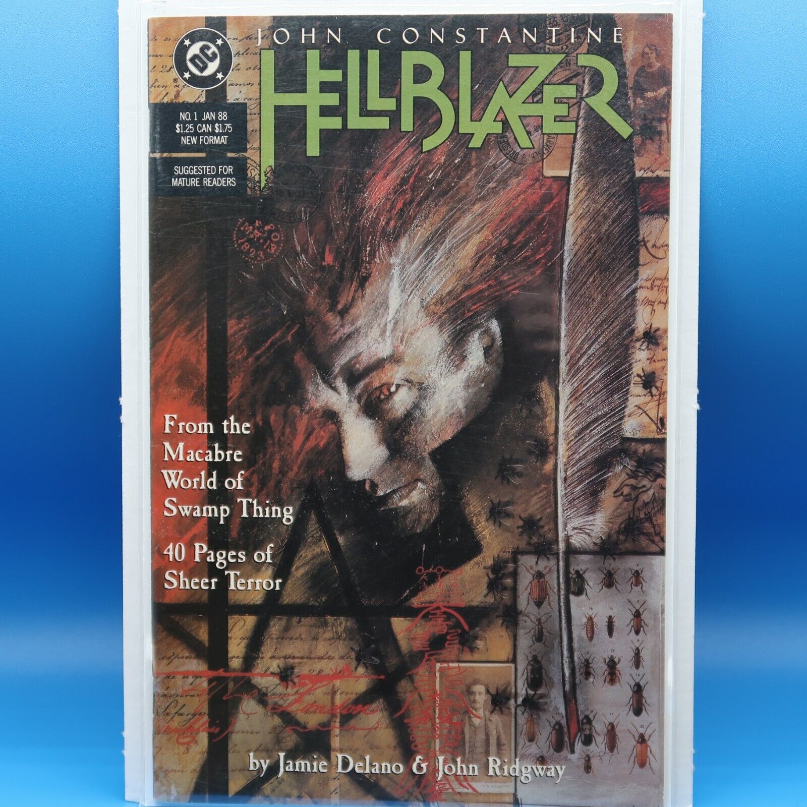 Hellblazer #1-🗝️1st Ongoing Title Series-🔑1st App. Of Papa Midnite-NM+