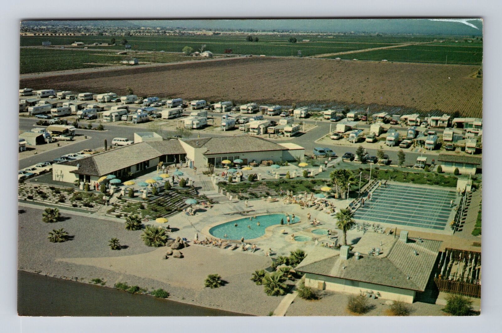 Scottsdale AZ-Arizona, Roadrunner Lake Parks Inc Advertising, Vintage Postcard