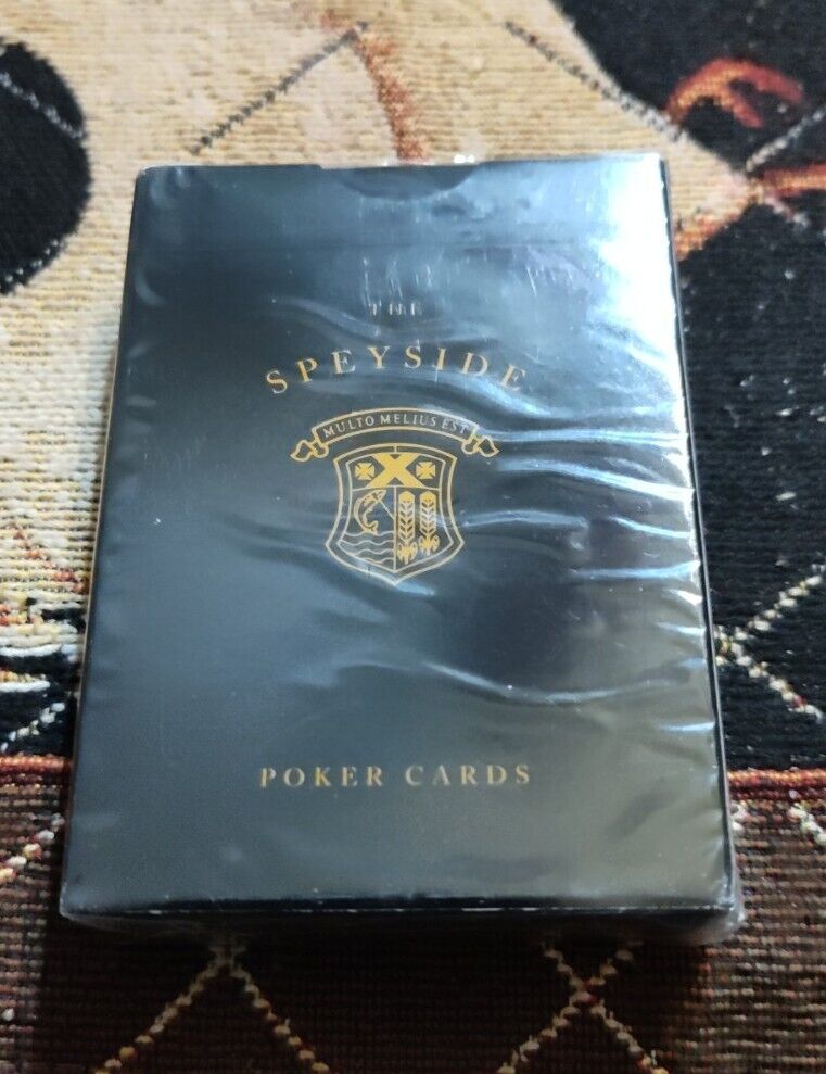 The Speyside Distillery Scotland Poker Playing Cards Sealed