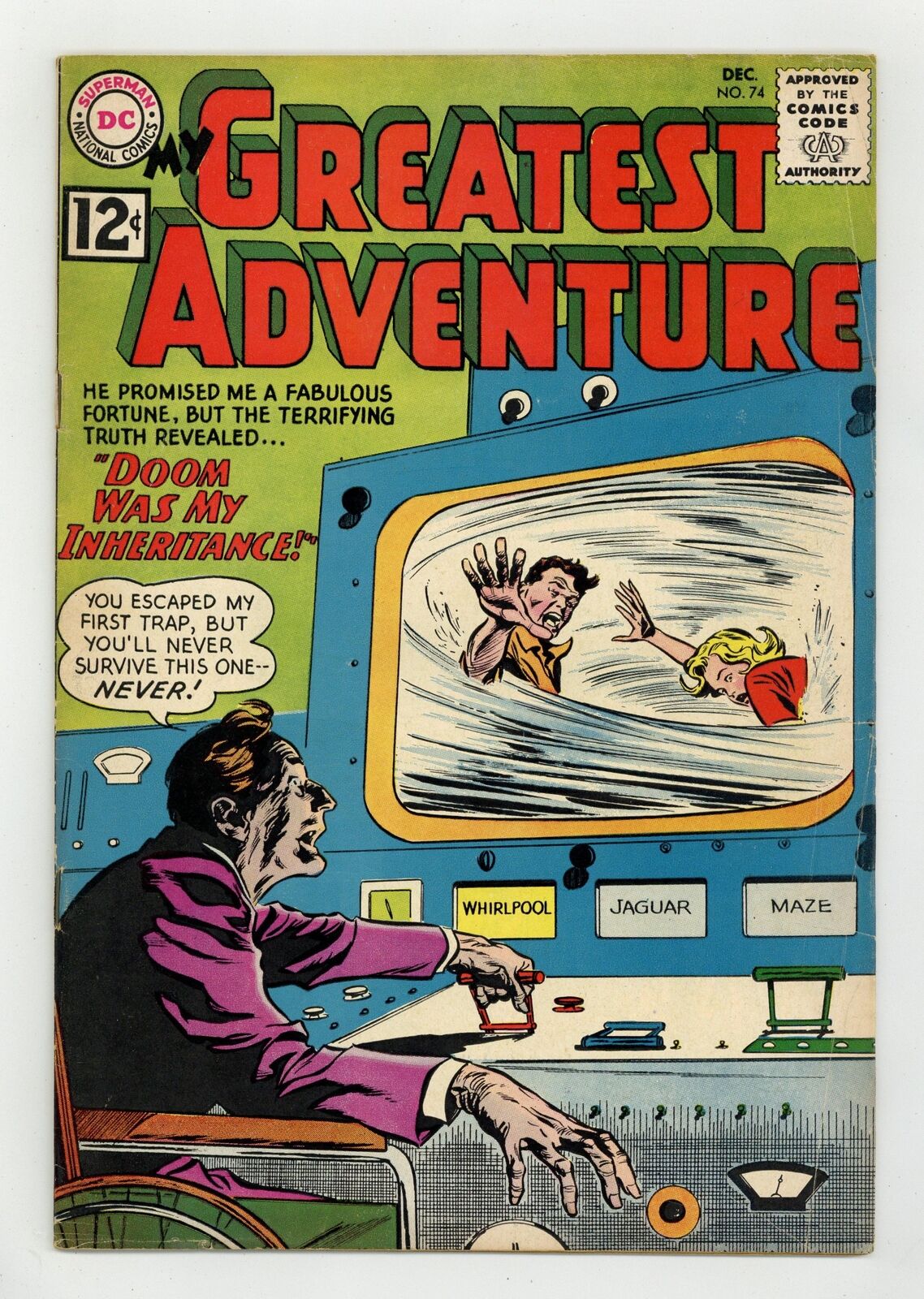 My Greatest Adventure #74 VG 4.0 1962