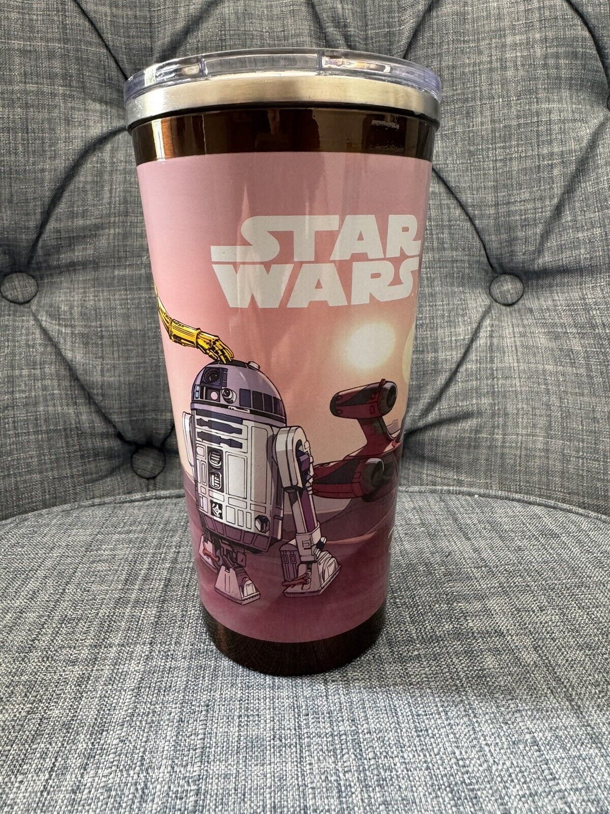 Disney Parks Star Wars Insulated Hot/Cold Travel Cup 20oz Easygo BPA Spill Free