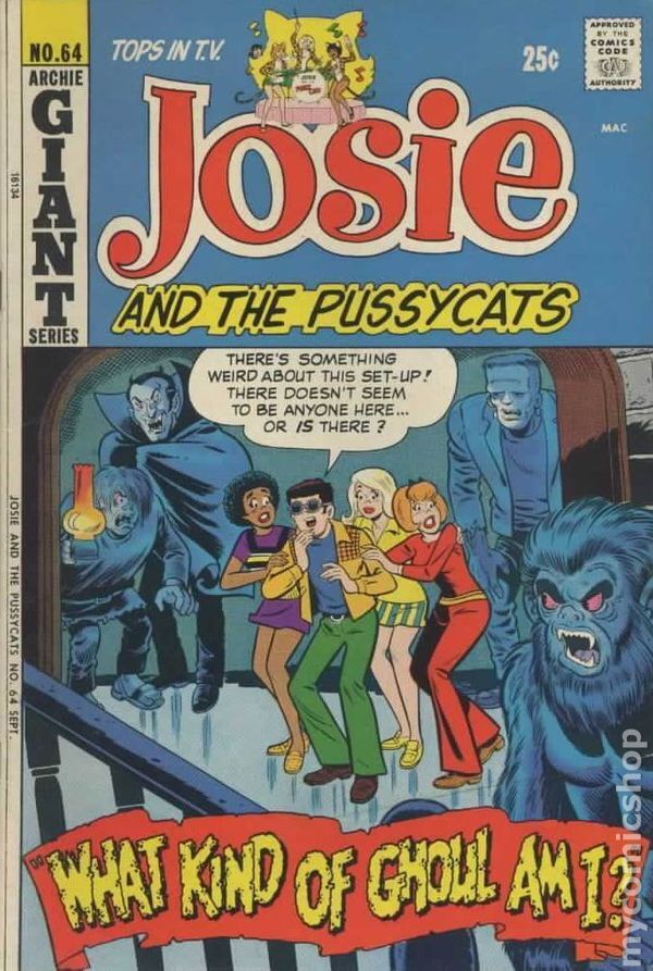 Josie and the Pussycats #64 VG 4.0 1972 Stock Image Low Grade