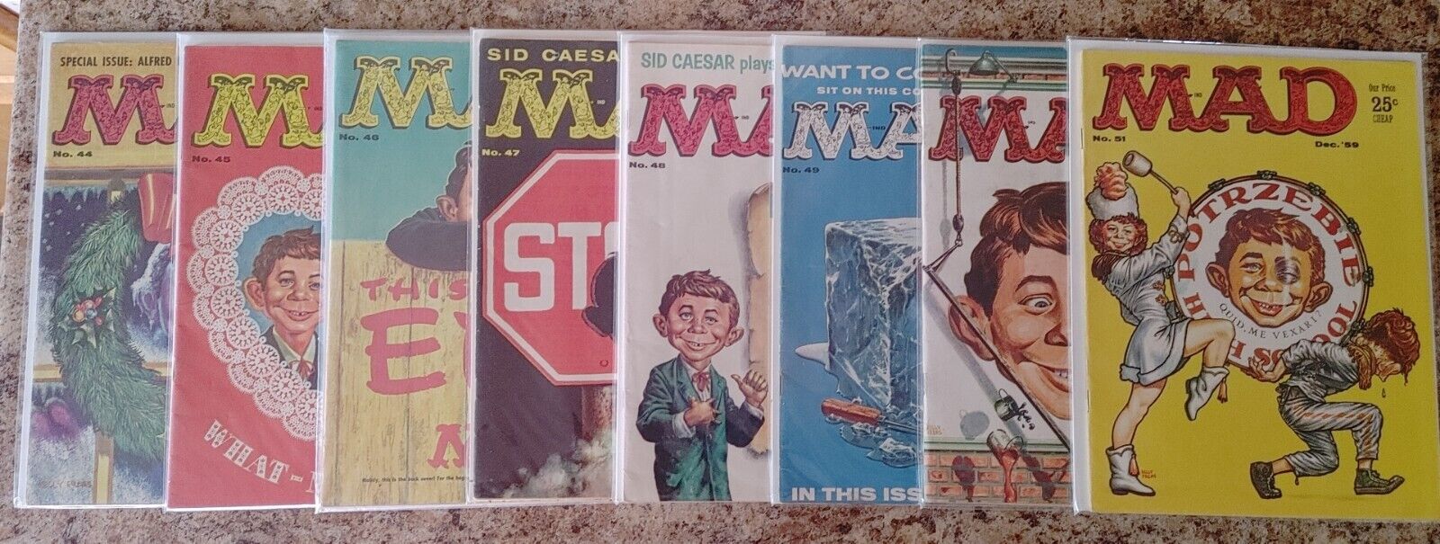 Mad Magazine 1959 Complete Year SHARP  SOLID ISSUES