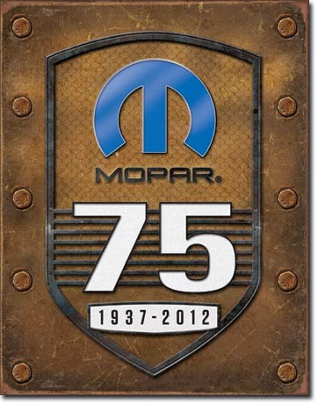 Mopar 75 1937-2012 TIN SIGN metal poster vintage chevy garage ad wall decor 1843
