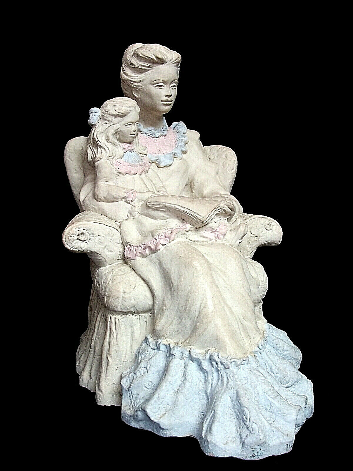  Vintage 1989  Alice Heath 'Story Time' Sculpture by Austin Productions - RARE 