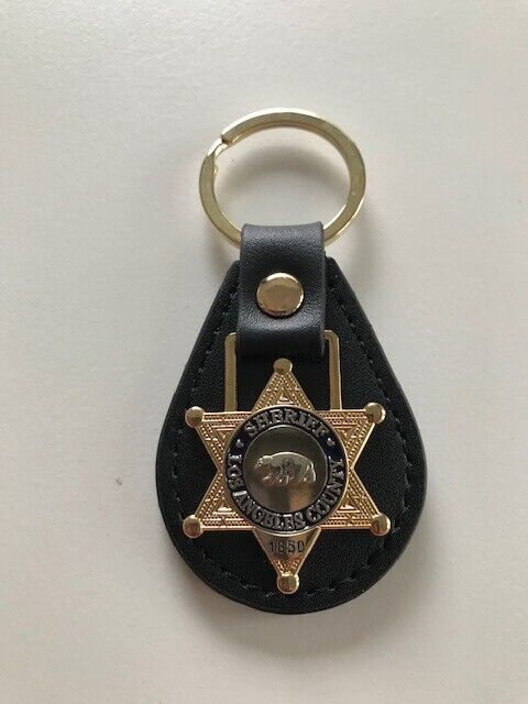 Los Angeles County Sheriff\'s Dept Leather Key Fob