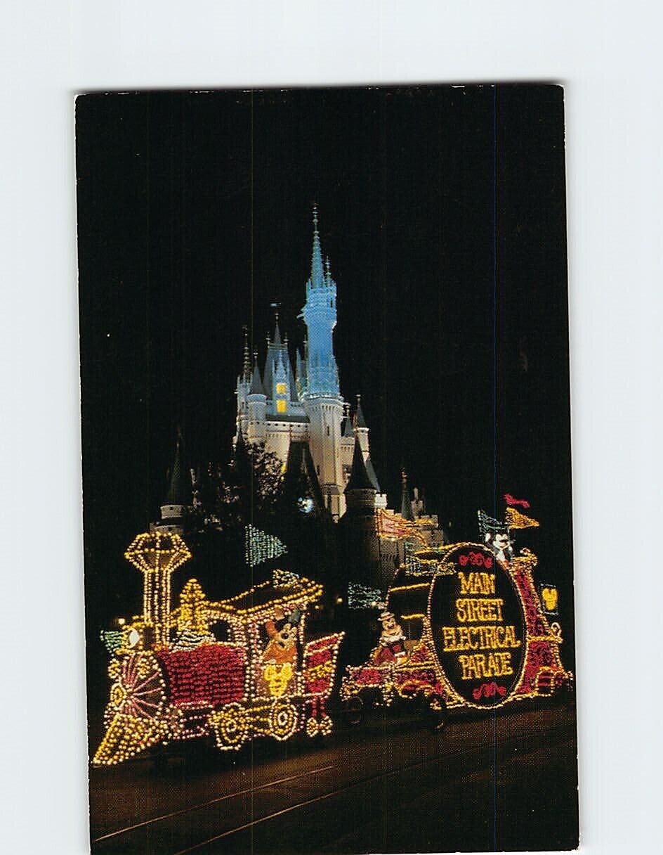 Postcard Main Street Electrical Parade Walt Disney World Florida USA