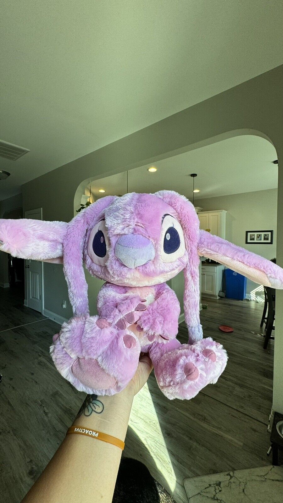 Disney Parks Angel Big Feet 10” Plush Soft Stuffed Animal Lilo Stitch Valentine