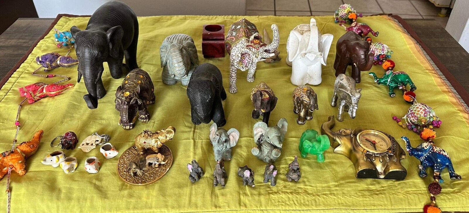 Unique Elephant Collection: Wood, Resin, Metal, Stone, Ceramic & More