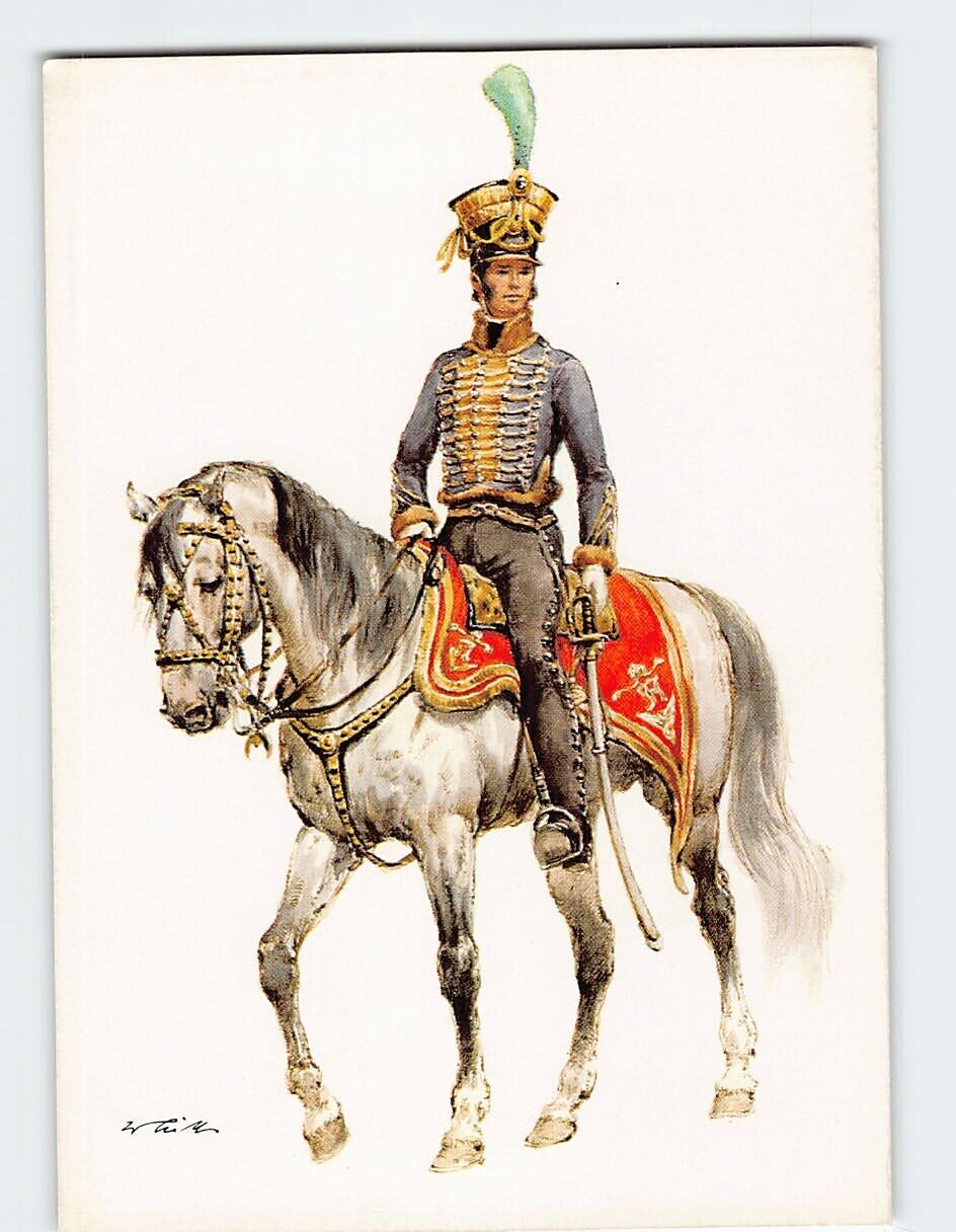 Postcard General der Kavallerie in ungarischer Campagne Austria