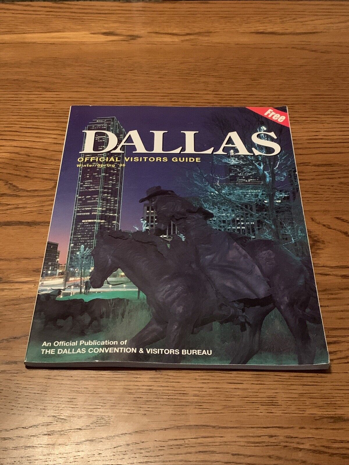 Rare - Dallas Texas 1996 Official Visitor’s Guide 