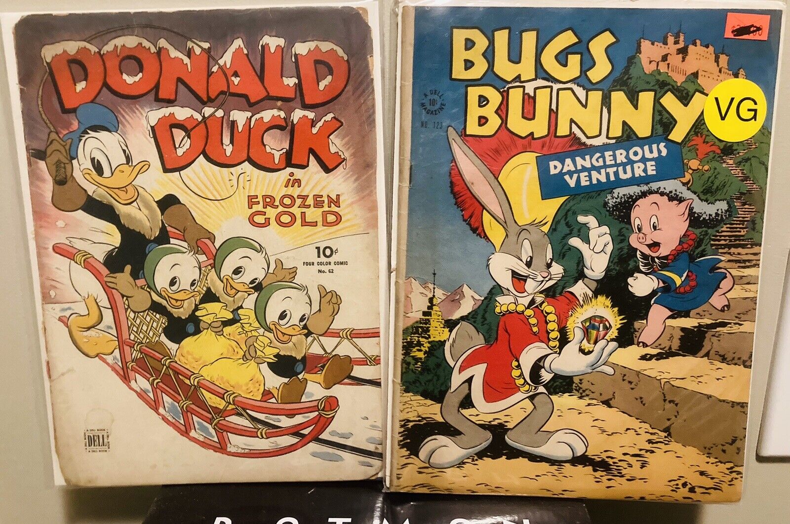 Four Color 62 & 123 Donald Duck and Bugs Bunny