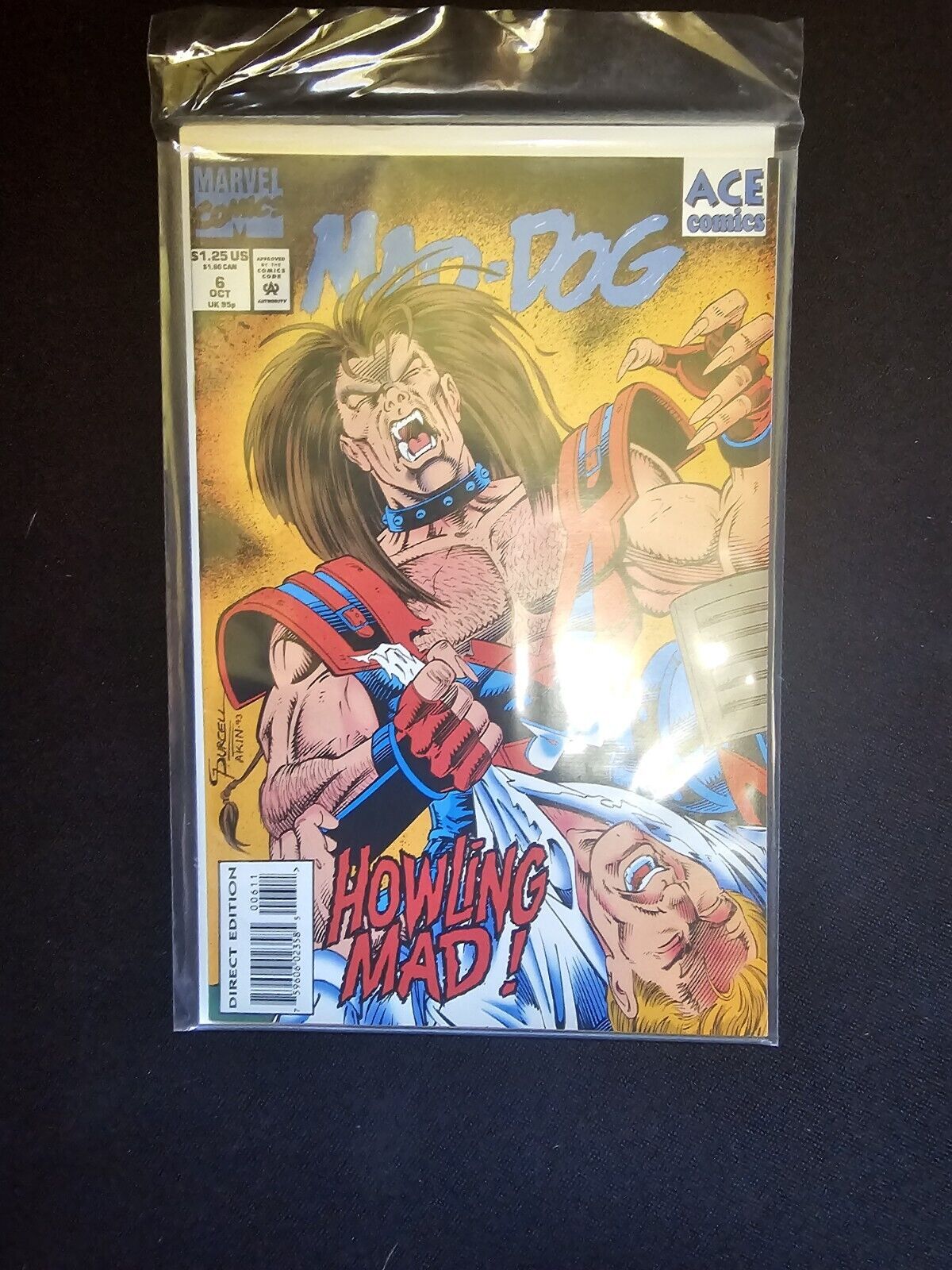 Collectible MARVEL Comic MAD DOG  6 Oct 1993