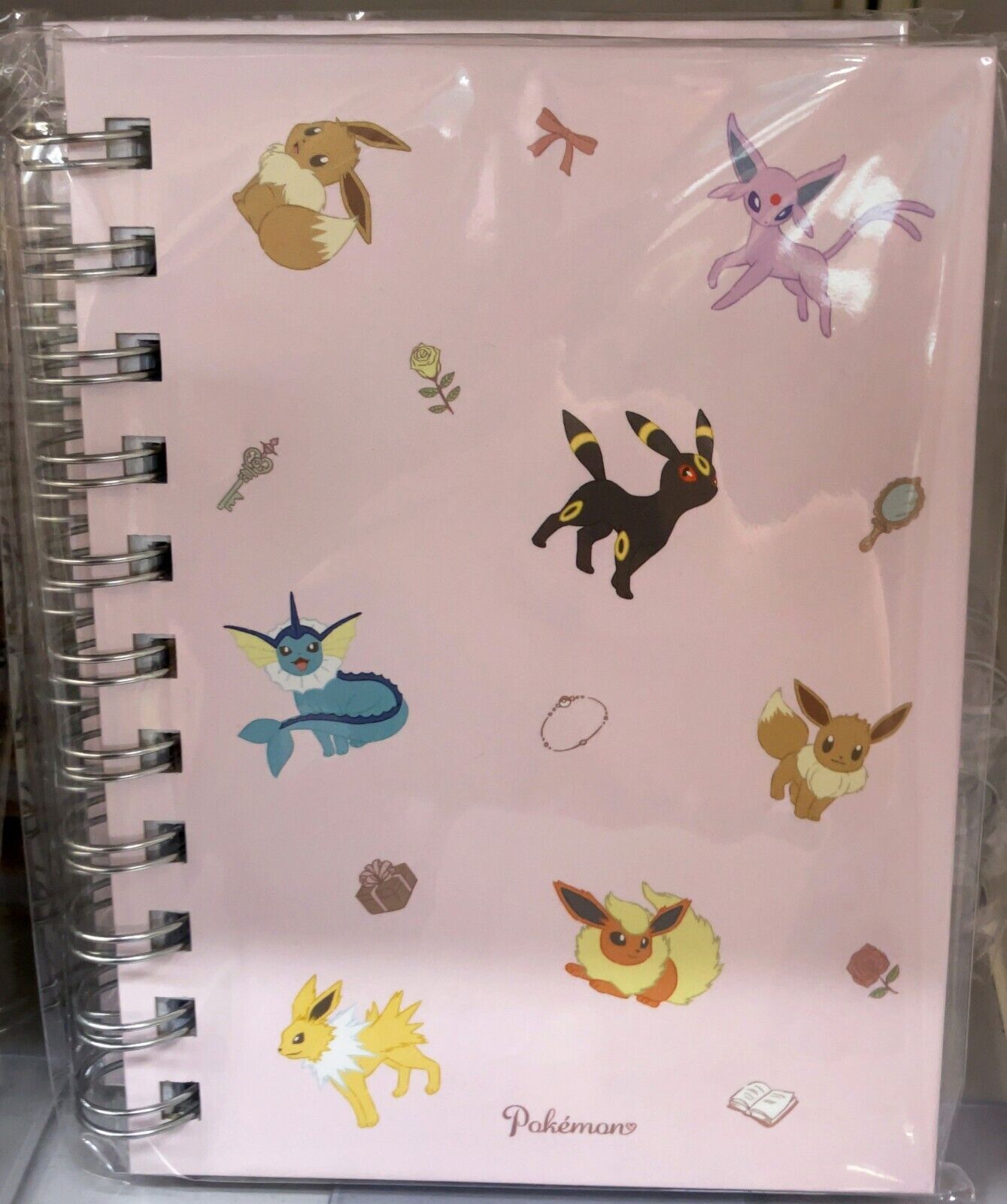 Pokemon A6 W Ring Notebook Eevee Umbreon Espeon Sylveon Glaceon Pocket Monster