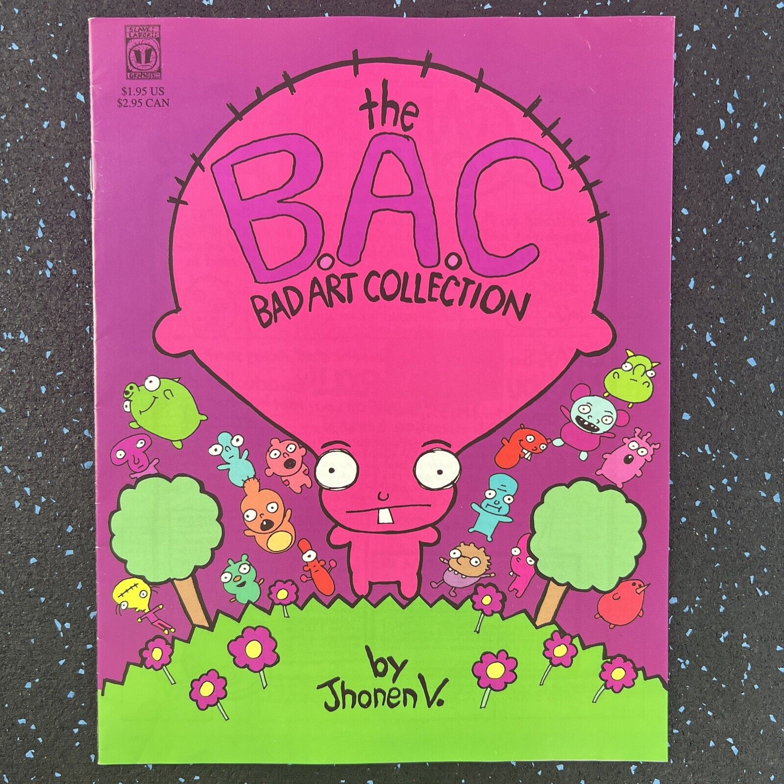 B.A.C. Bad Art Collection Jhonen Vasquez (1996 Slave Labor Graphics) RARE VF 7.5