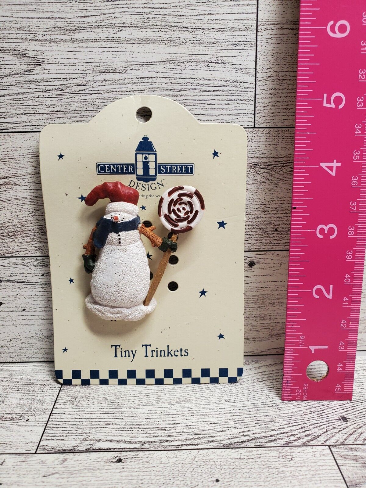 Center Street Design Tiny Trinkets Christmas Winter Snowman  2.5\