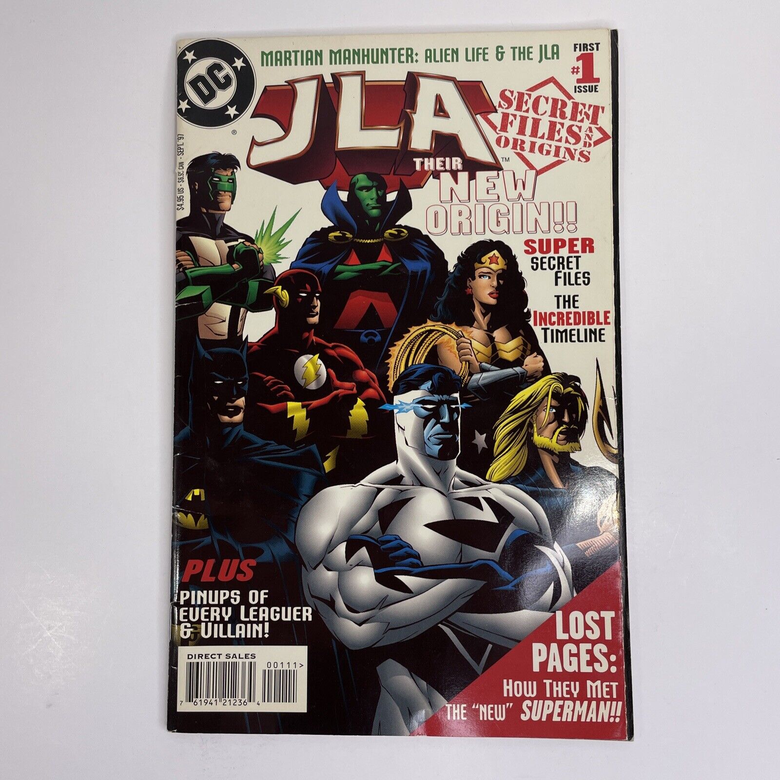 JLA: Secret Files #1 of 3 Mini-Series High Grade DC Comic Book 26-58