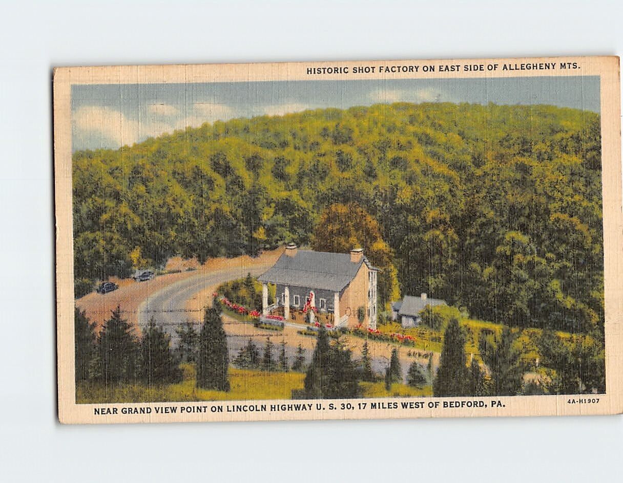 Postcard Historic Shot Factory Pennsylvania USA