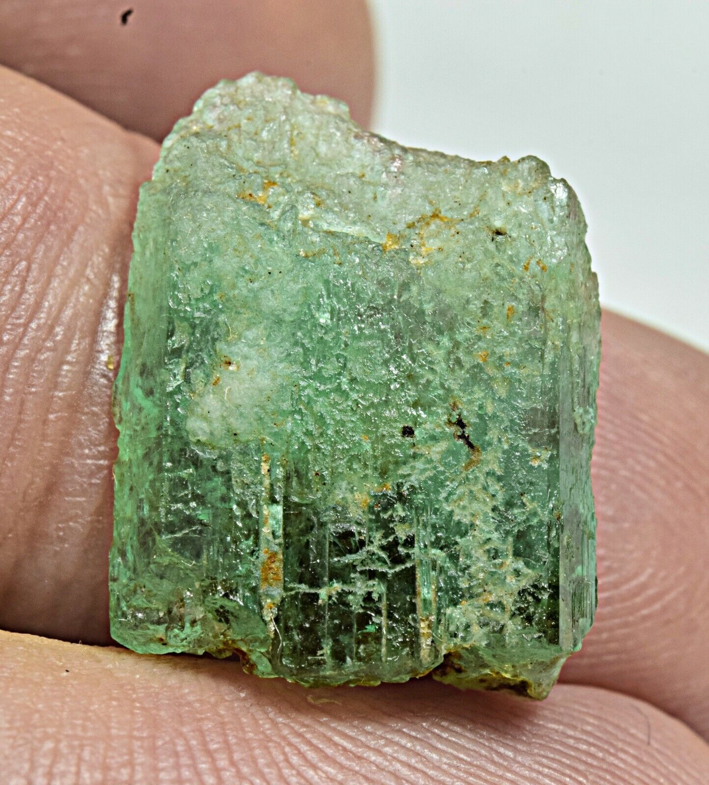 7.5 Carat Green Emerald Crystal  From Panjsher Afghanistan